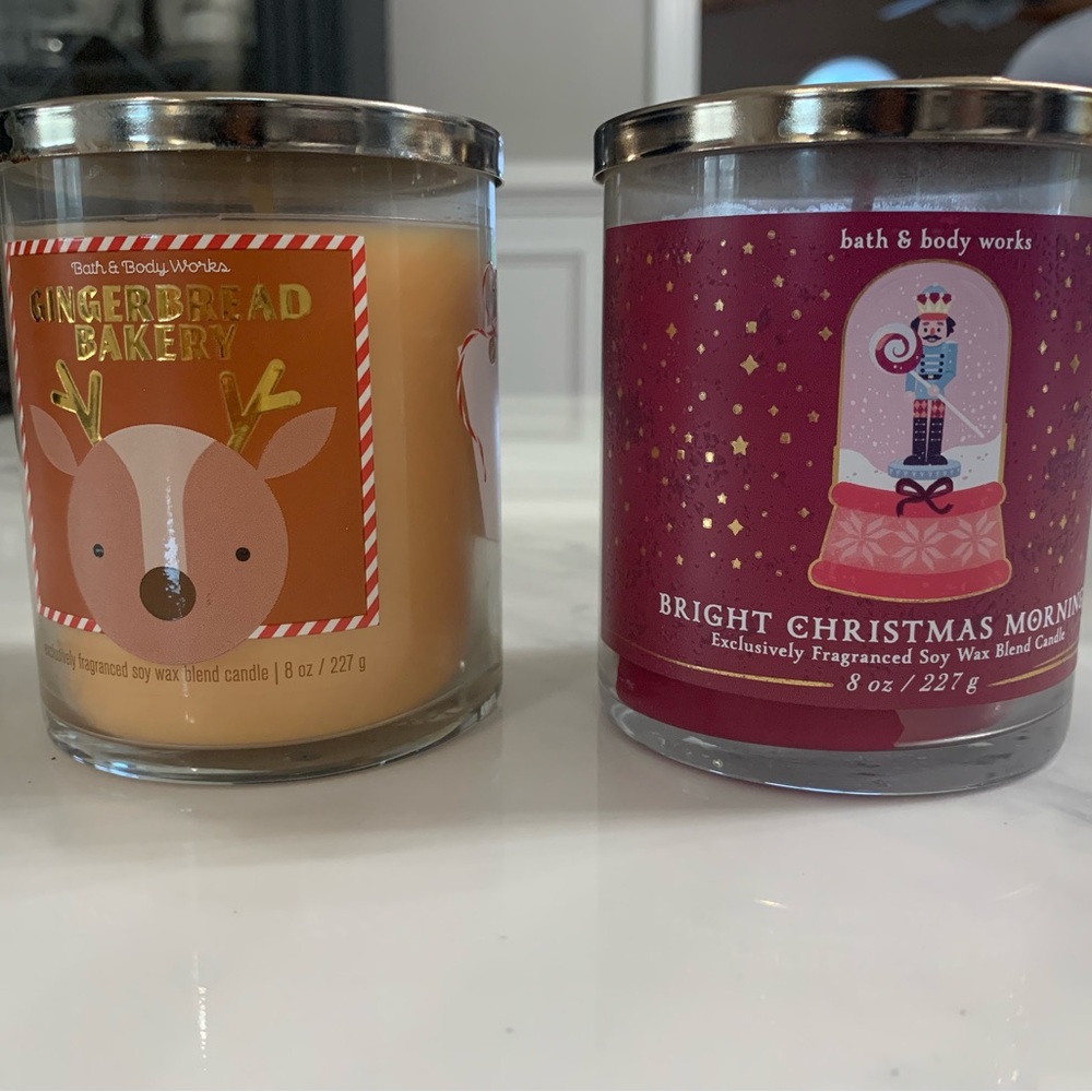 Bath & Body Works Gingerbread Bakery Candle - Brown